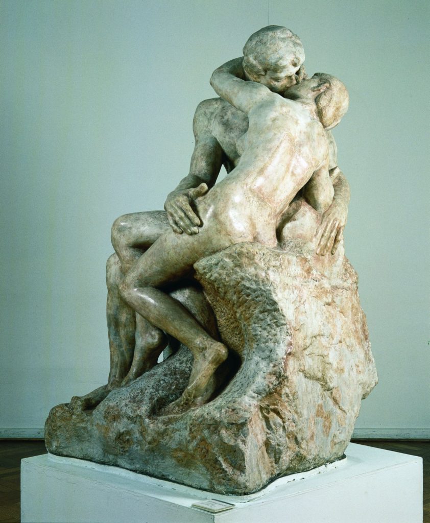 Imagen de "El beso", de Rodin